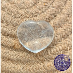 Galet coeur Cristal de...