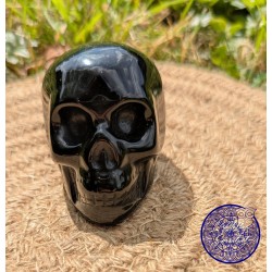 Crâne 50mm Obsidienne noire
