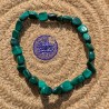 Bracelet pierres roulées Malachite