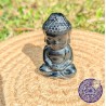 Bouddha Indien 50 mm Obsidienne noire
