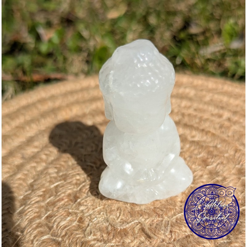 Bouddha Indien 50 mm Cristal de roche