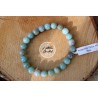 Bracelet boule 08mm amazonite Pérou AB