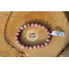 Bracelet boule 08mm rhodonite Australie AB