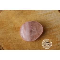 Pierre plate quartz rose Madagascar AA 30 à 50mm