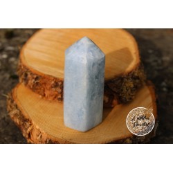 Pointe polie calcite bleue A 150 à 180g
