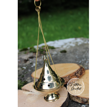 Brûleur Résine Bronze Chaînette 10cm