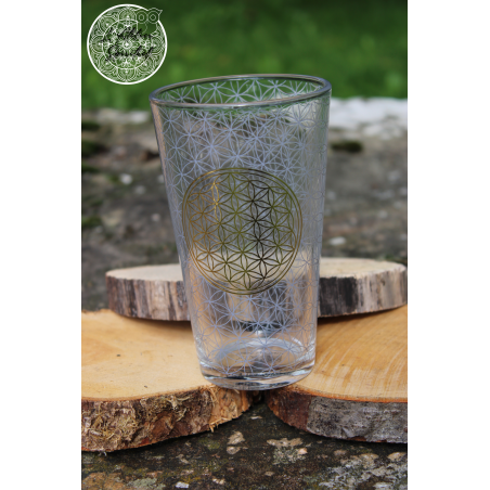 Verre Fleur de vie - 480 ml