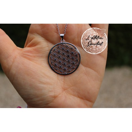 Pendentif Fleur de Vie Argent 925