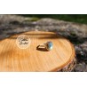Bague ovale argent 925 Labradorite Taille 57