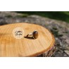 Bague ovale argent 925 Oeil de Tigre Taille 54