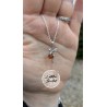 pendentif argent fée ambre