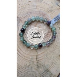 bracelet boule fluorine multicolore