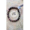bracelet boule rhodonite
