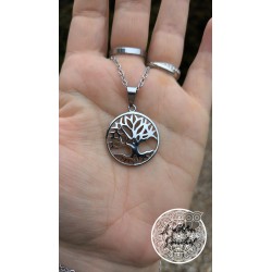 Pendentif en acier 304 Arbre de vie