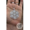 Pendentif en acier 304 Fleur de vie