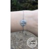Bracelet Arbre de vie en acier 201