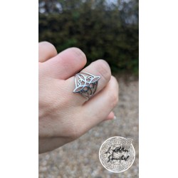 Bague Nœud de sorcière Acier