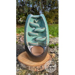 Brûleur d'encens à refoulement étang de Lotus