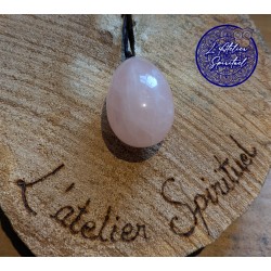 Oeuf de Yoni L quartz rose