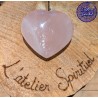 Galet coeur Quartz rose