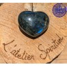 Galet coeur Labradorite