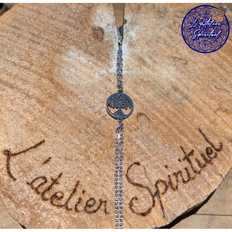 Bracelet Acier géométrie sacrée sur mesure