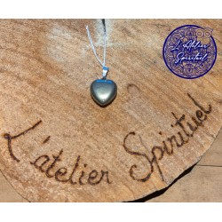Pendentif Coeur Pyrite