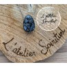 Pendentif pierre percée larvikite A+