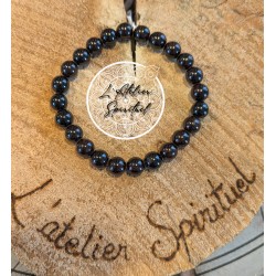 Bracelet boule 08mm grenat...
