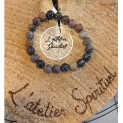 Bracelet boule 08mm Bois...
