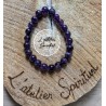 Bracelet boule 08mm améthyste Uruguay A+
